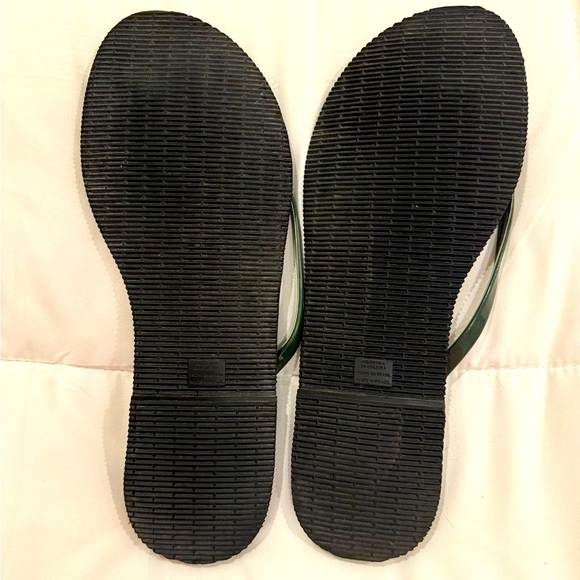 Haviainas women’s green flip flops size 41-42 (10-11) - Picture 5 of 6